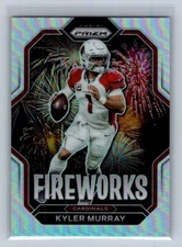 2022 Panini Prizm Kyler Murray Fireworks Prizm Silver #F-6 Arizona Cardinals