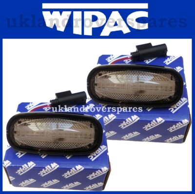 LAND ROVER DEFENDER LED SIDE REPEATERS - SMOKE - TD5 & PUMA (1999 - 2016) WIPAC