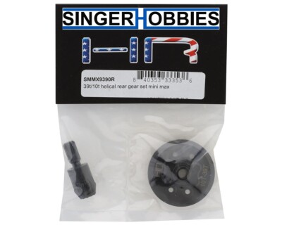 HOT RACING SMMX9390R Steel Helical Diff Ring & Pinion Gear Traxxas Mini Maxx 39T