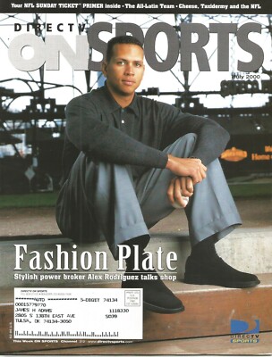 DirecTV On Sports - Alex Rodriguez - Stylish Power Broker - July, 2000