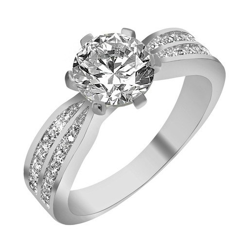Personalised Gifts Silver Ring Crystal with Customised Your Message Gift For Her - Picture 11 of 30
