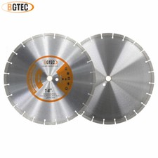 Diamond Concrete Cutting Disc 2pcs 14''/355mm for Marble Granite Stone Saw Blade