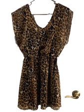 Express Women's  Leopard Slip Dress XS NWT