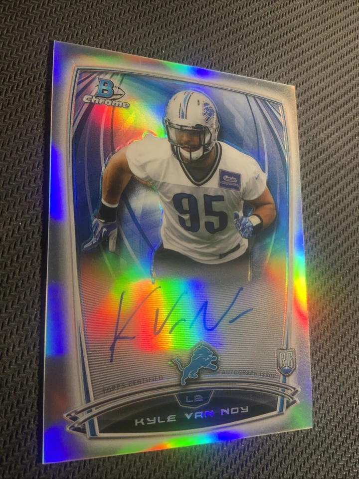 2014 Bowman Chrome - Rookie Refractor Autographs #RCRA-KVN Kyle Van Noy (AU, RC) - Image 2 of 4