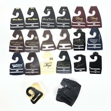 VTG Tie Hangers Hooks Retail Designer Givenchy Bronzini Advertising Brands Mix