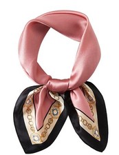 100 Mulberry Silk Neck Scarf 21''x21'' Small Square Silk Hair Scarf for Wome...