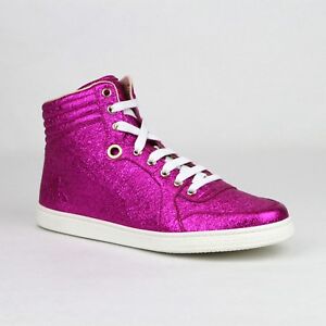 pink high top gucci sneakers