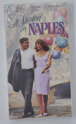 It Started in Naples (VHS, 1991) Vittorio De Sica, Sophia Loren NEW SEALED