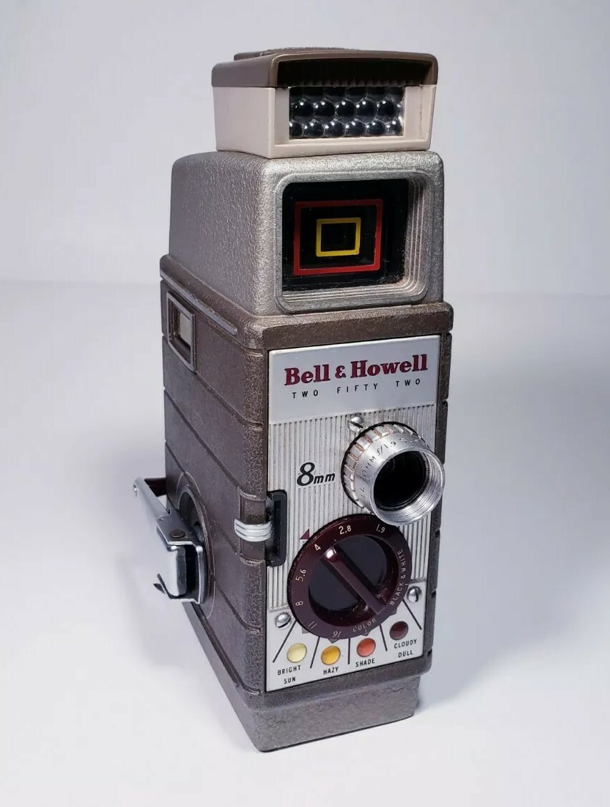 Bell Howell 252 8mm Film Movie Camera Vintage Probably Works Untested  Parts