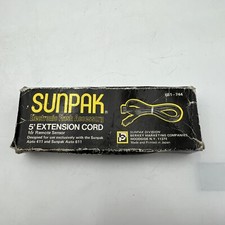 NOS SUNPAK 5' EXTENSION CORD FOR REMOTE SENSOR FOR AUTO 411  AUTO 611