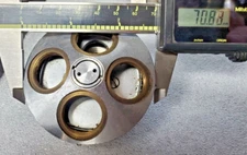 Mystery heavy brass MICROSCOPE 4-POSITION TURRET  professional/industrial type