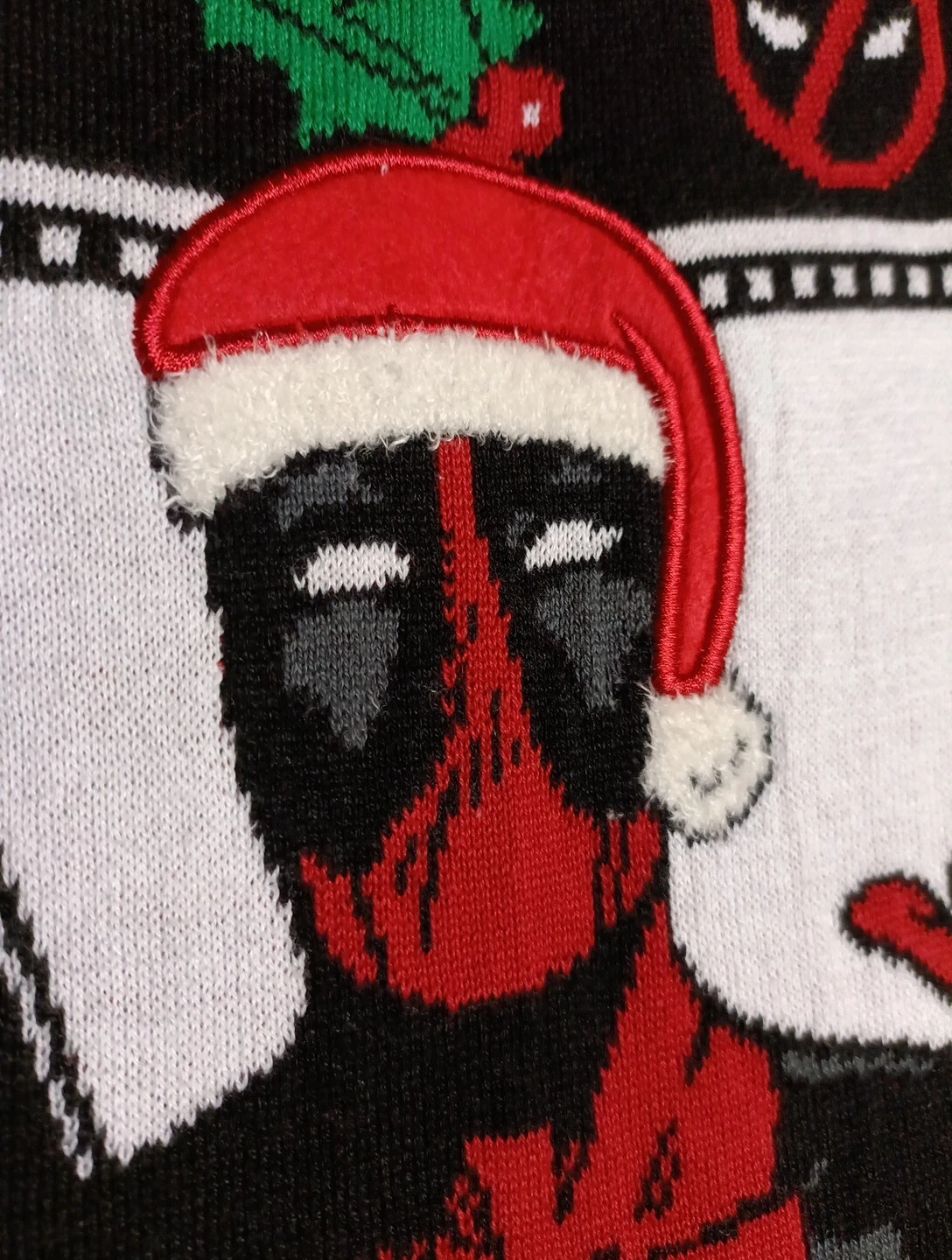 Marvel Deadpool Christmas Jumper Primark Naughty Ugly Xmas Sweater