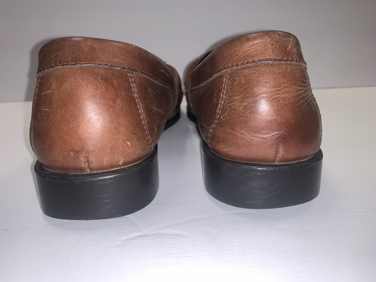 GH Bass ‘Jax’ Men’s Tan Brown Leather Dress Shoes - 9.5 Bass Jax leather shoes for men size 7.5 in | Mercari main image 4