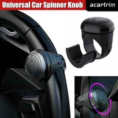 Universal Car Steering Wheel Aid Power Handle Assister Spinner Knob Blacks 