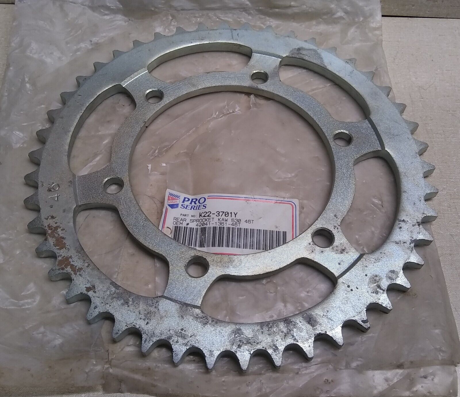 KAWASAKI 42041-1361 SPROCKET 1990-93 ZX600 ZX6 NINJA LEMANS