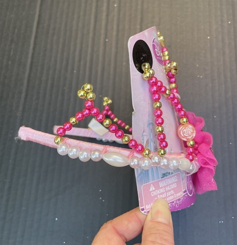 Disney Aurora Prestige Costume ~ Elegant Dress S-4/5/6 + Matching Tiara, Wand - Picture 14 of 16