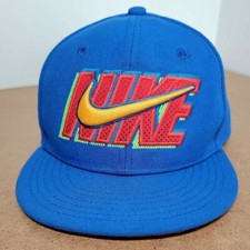 Nike True Youth SnapBack Hat Blue Red Lime Green Full Embroidery