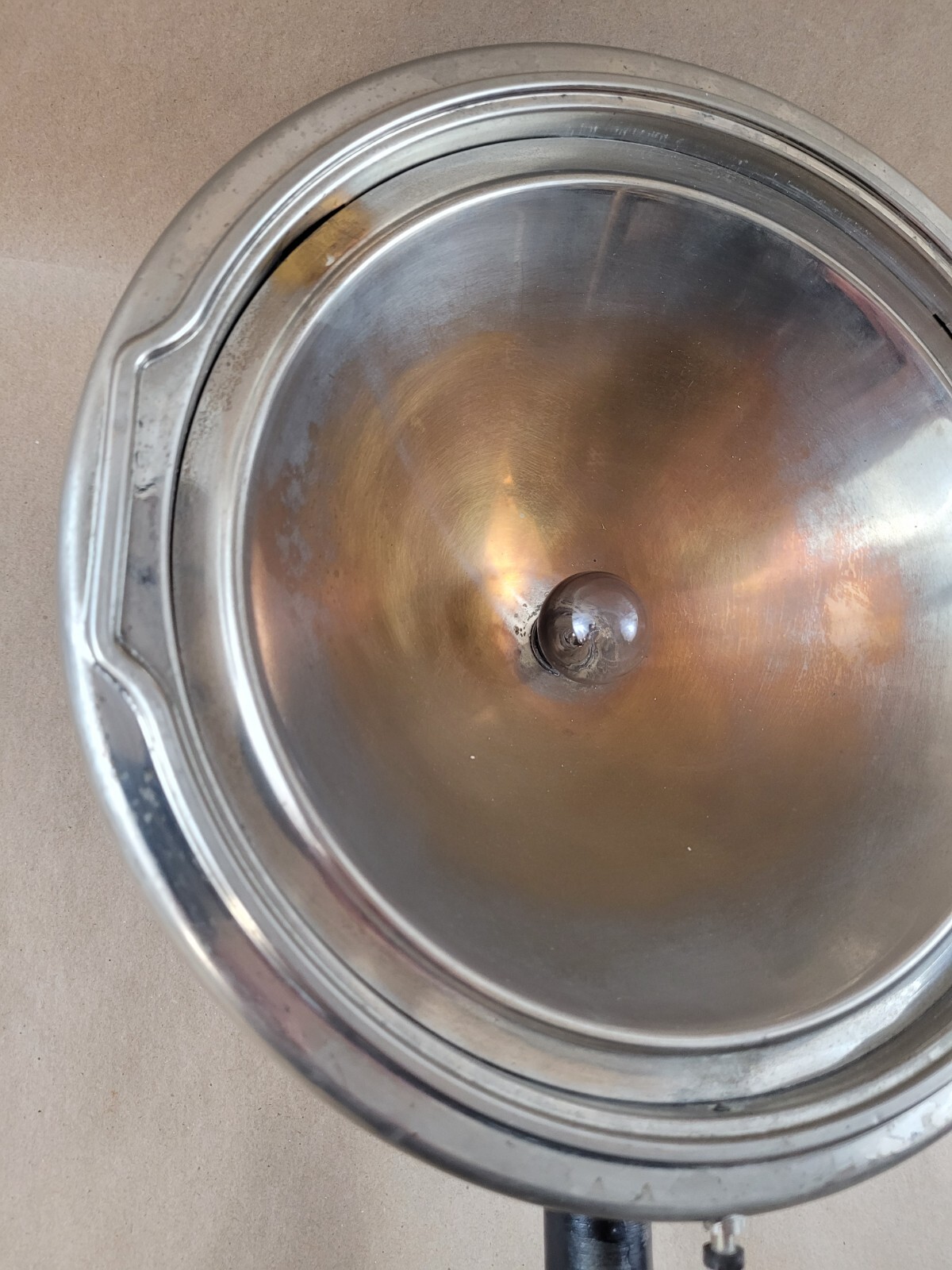 Antique 10" Drum Headlight Lamp Rat Rod Hot Rod Custom 1910s 1920s Vintage