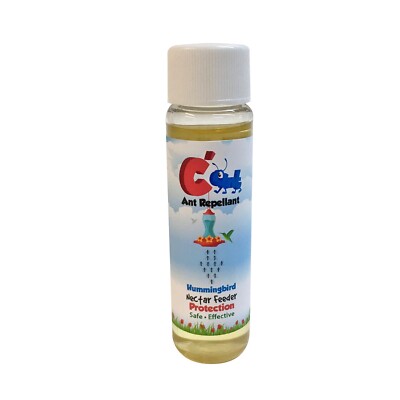 C'ant, Ant and Bee Repellent for Hummingbird Nectar & Bird Seed Feeders 2 oz.
