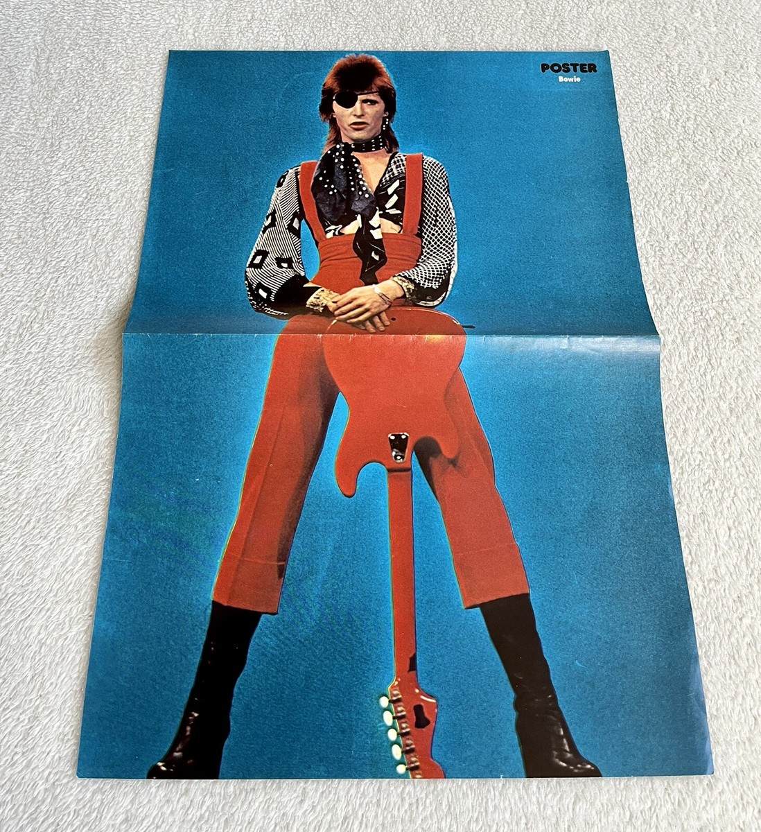 DAVID BOWIE 1974 Swedish Poster Music Magazine 1970s Rare Vintage