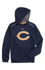 Chicago Bears NFL Youth Boys Graphic Tek Hooded Sweatshirt Medium 10/12 NWT