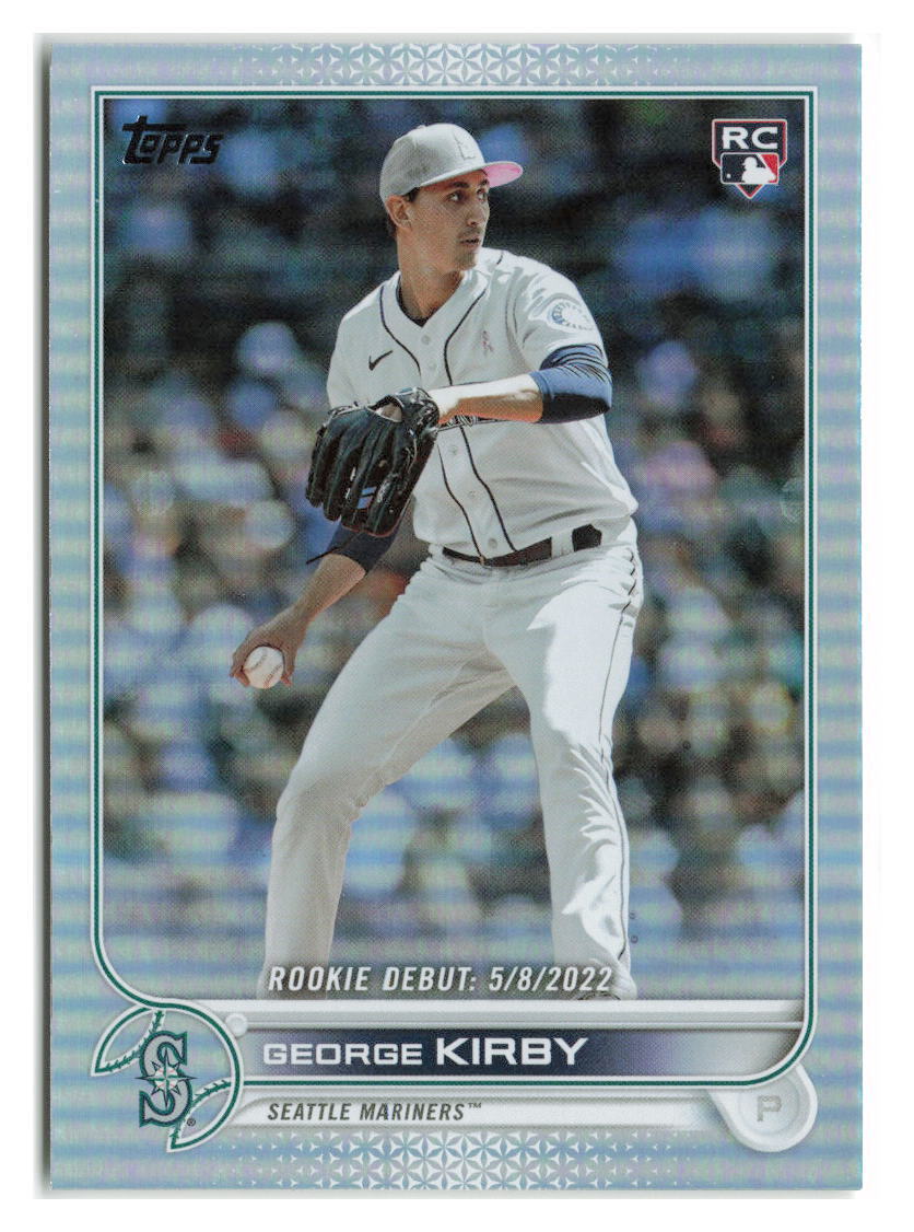 George Kirby 2022 Topps Update Rainbow Foil RC Rookie #US290-SEA
