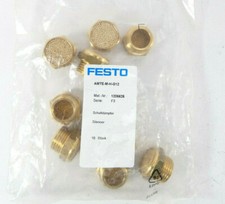 10 x Festo AMTE-M-H-G12 Silencer | 1206625 | G 1/2" | Sintered Bronze NEW ORIGINAL PACKAGING