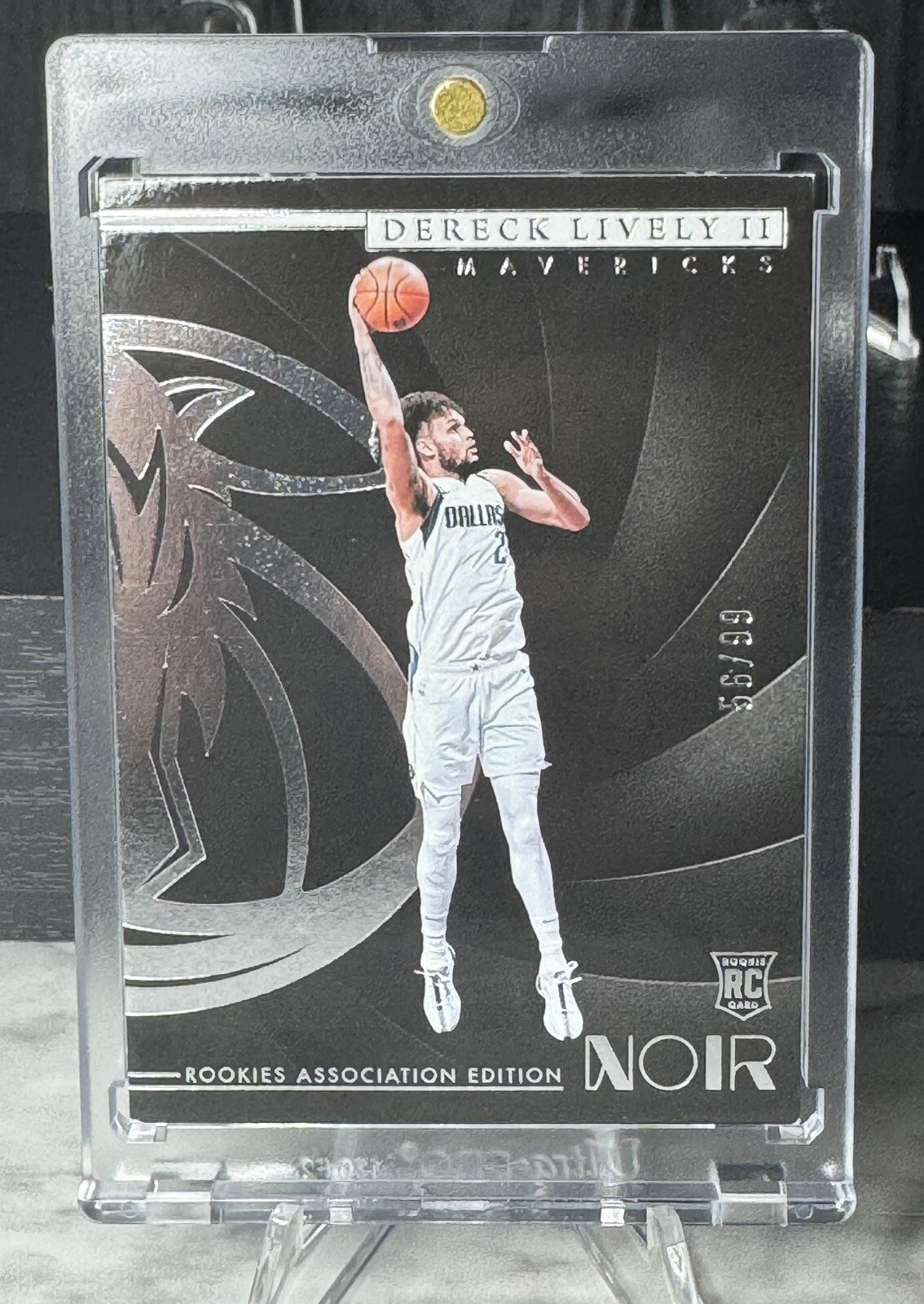 2023-24 Panini Noir #170 Dereck Lively II Rookie 56/99 RC