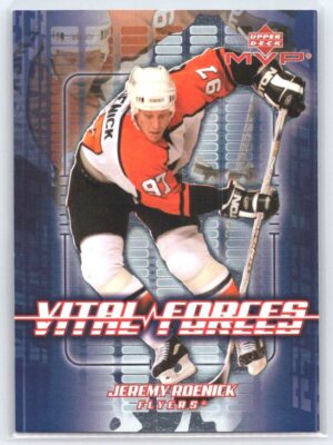 2002 Upper Deck MVP Jeremy Roenick #VF11 Vital Forces Philadelphia ...