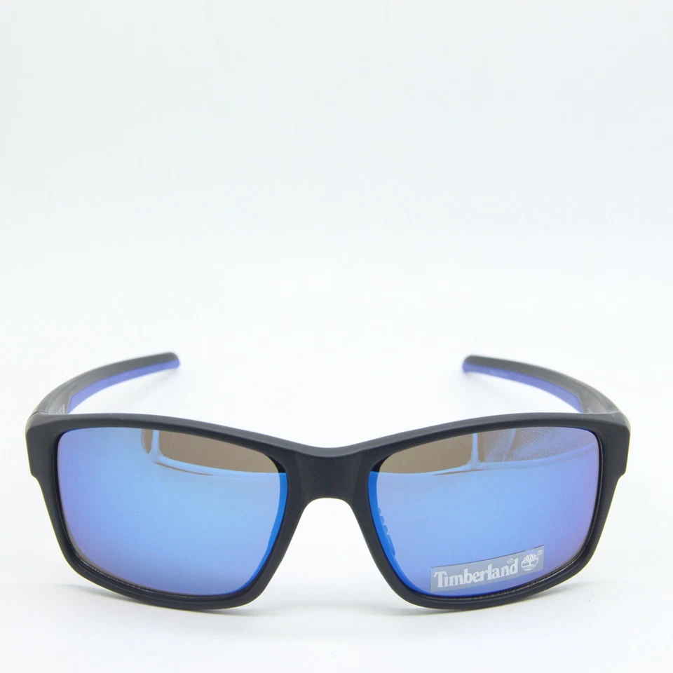 NUEVAS GAFAS DE SOL TIMBERLAND TB 7200 02D NEGRAS AZULES AUTÉNTICAS 58-17 Foto 2 de 3