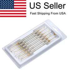 6pcs/kit Dental Composite Resin Filling Spatula Repair Restorative Instrument GD