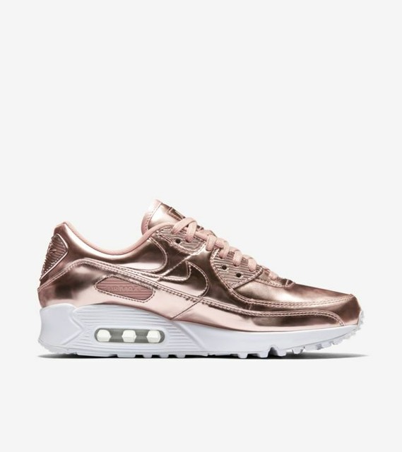 Size 8.5 - Nike Air Max 90 Metallic Pack - Rose Gold 2020 for sale online |  eBay