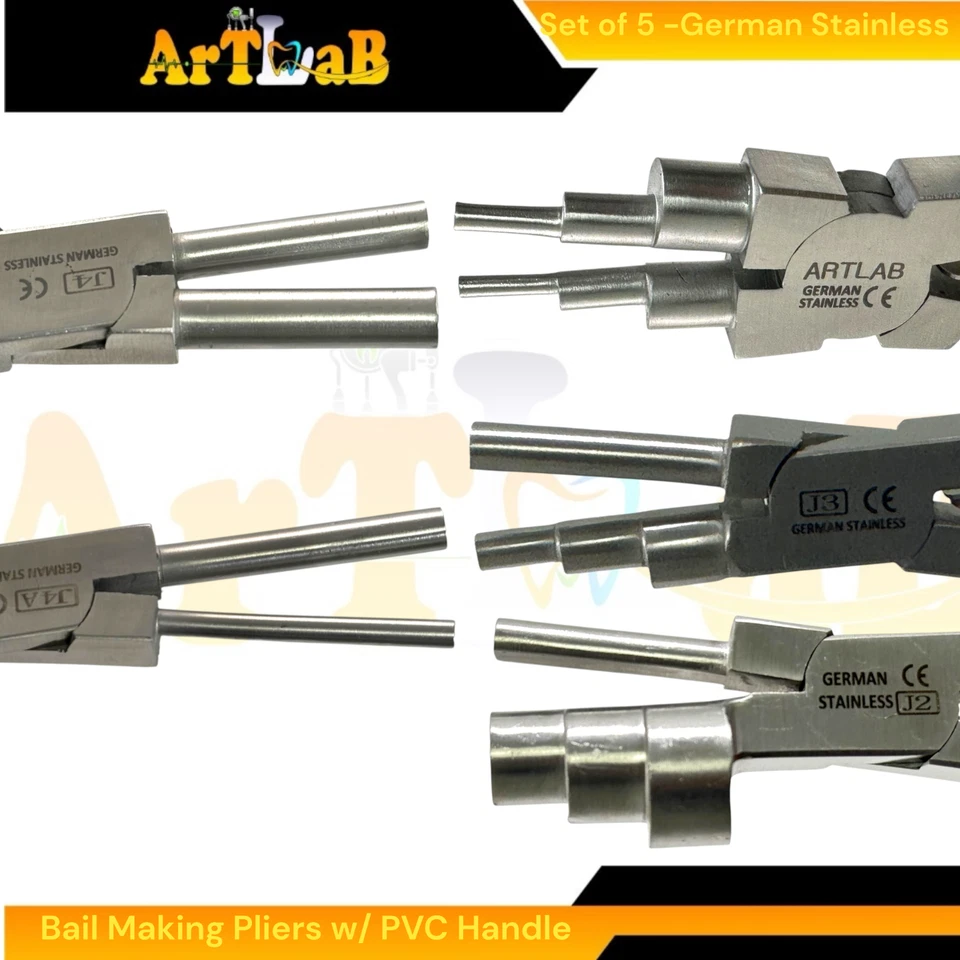 Alicates para doblar alambre de fianza y bucle - Fabricación de aros de joyería, ganchos para orejas, anillos para saltar Foto 2 de 4