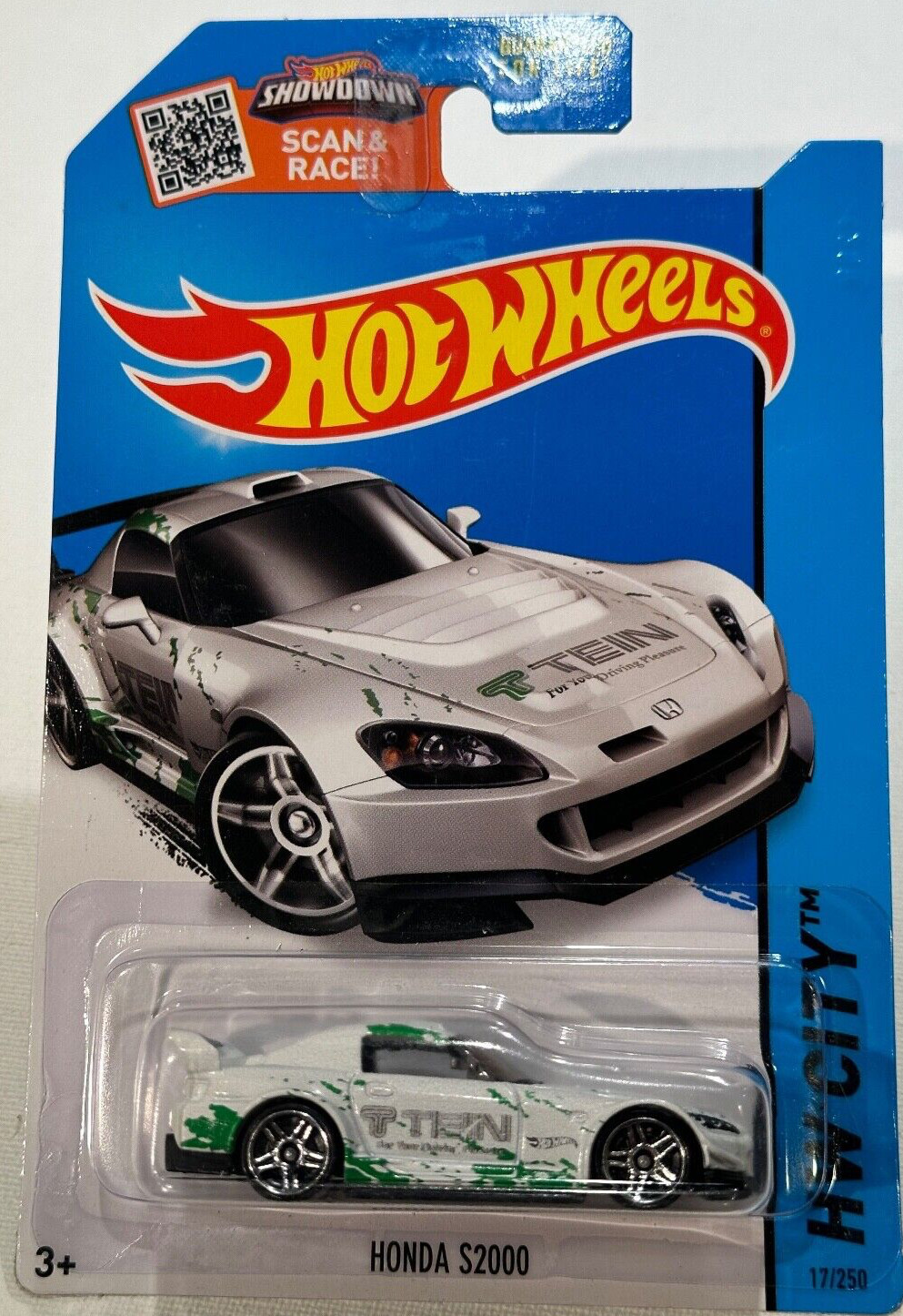 2015 🔥HOT WHEELS🛞  HONDA S2000  HW CITY #17/250 WHITE
