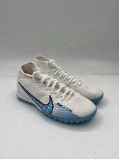 Nike Zoom Mercurial Superfly 9 Academy White Turf Cleats DJ5629-146 Men's Size 7