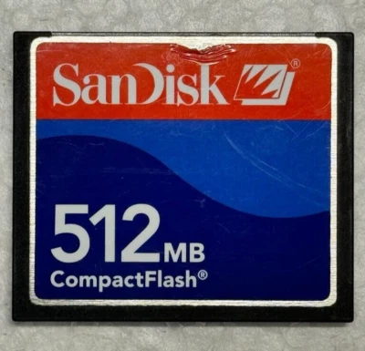 Lot of 7 SanDisk SDCFJ-512-388-FIX 512MB CompactFlash Card - image 1 of 4
