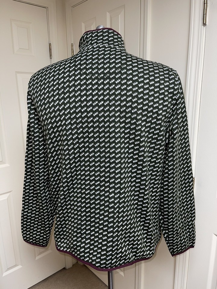 L.L. Bean Sweater Fleece Pullover Print Men’s Green/White Size XXL eBay