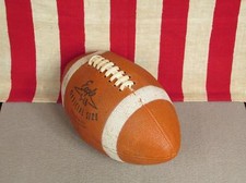 Vintage Eagle Official Football with Laces S-68 Multi Ply Material Great Display