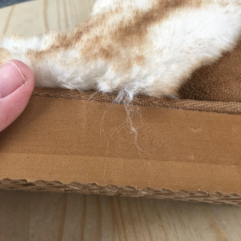 Jessica Simpson Zapatillas Mujer 8-9 Punta Piel Plataforma Zueco Marrón Punta Cerrada Foto 4 de 4