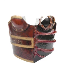 Valkyrie Fantasy Armor -  Leather Breast Plate Corset - Norse Goddess Hel