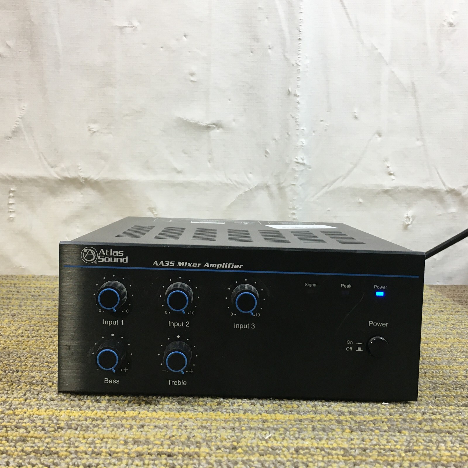 Atlas Sound AA35 Series 35W Professional PA Mixer Amplifier eBay