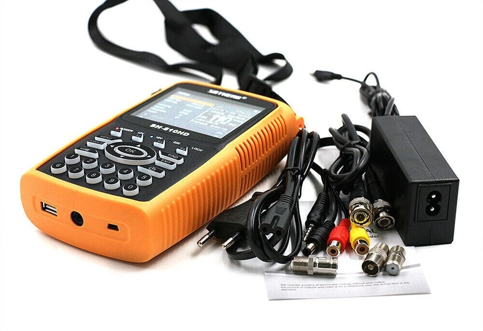 Medidor buscador de satélites Sathero SH-810HD DVB-S2 programado para América del Norte Foto 4 de 4