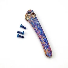 Titanium Alloy Pocket Back Clip for Paramilitary 2 C81 Folding Knife Accessories