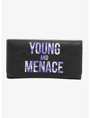Fall Out Boy FOB Young And Menace Black Flap Wallet
