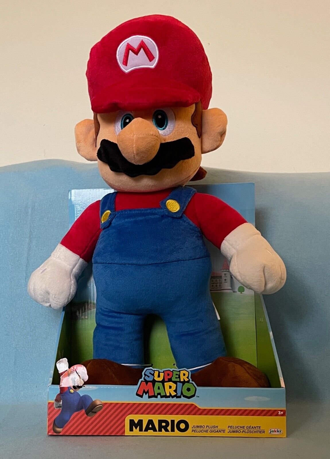 JAKKS Pacific Super Mario Big 20" Jumbo Plush Action Figure NEW