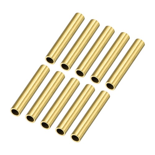 METALLIXITY Brass Tube (2mm OD X 0.5mm Wall T X 300mm L) 3Pcs, Straight