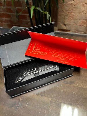 Todd Begg Steelcraft folding knife 3.5''blade