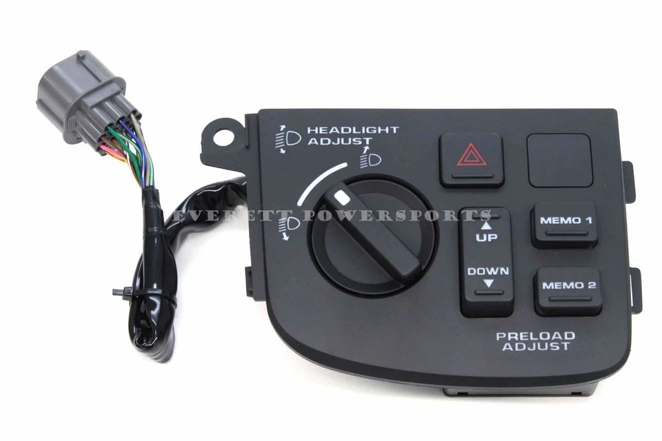 Interruptor de control de altura 01-05 GL1800 luz antiniebla peligro panel izquierdo OEM genuino #S79 Foto 4 de 4