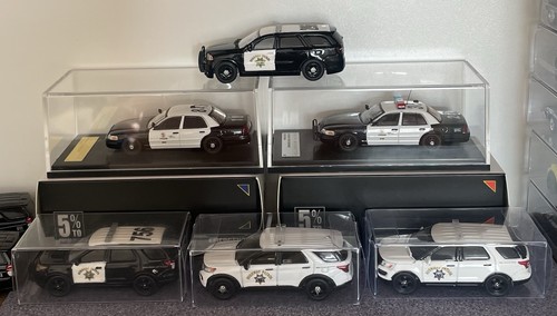 1:64 Modelauto 6-er Set LAPD CHP