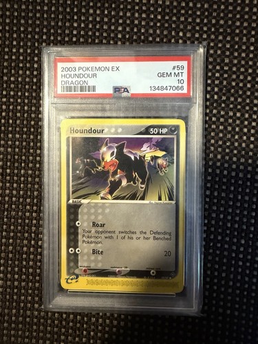 Houndour graded PSA 10 for sale on eBay